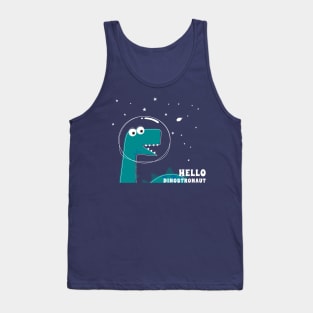 Cute Astronaut dinosaur. Tank Top